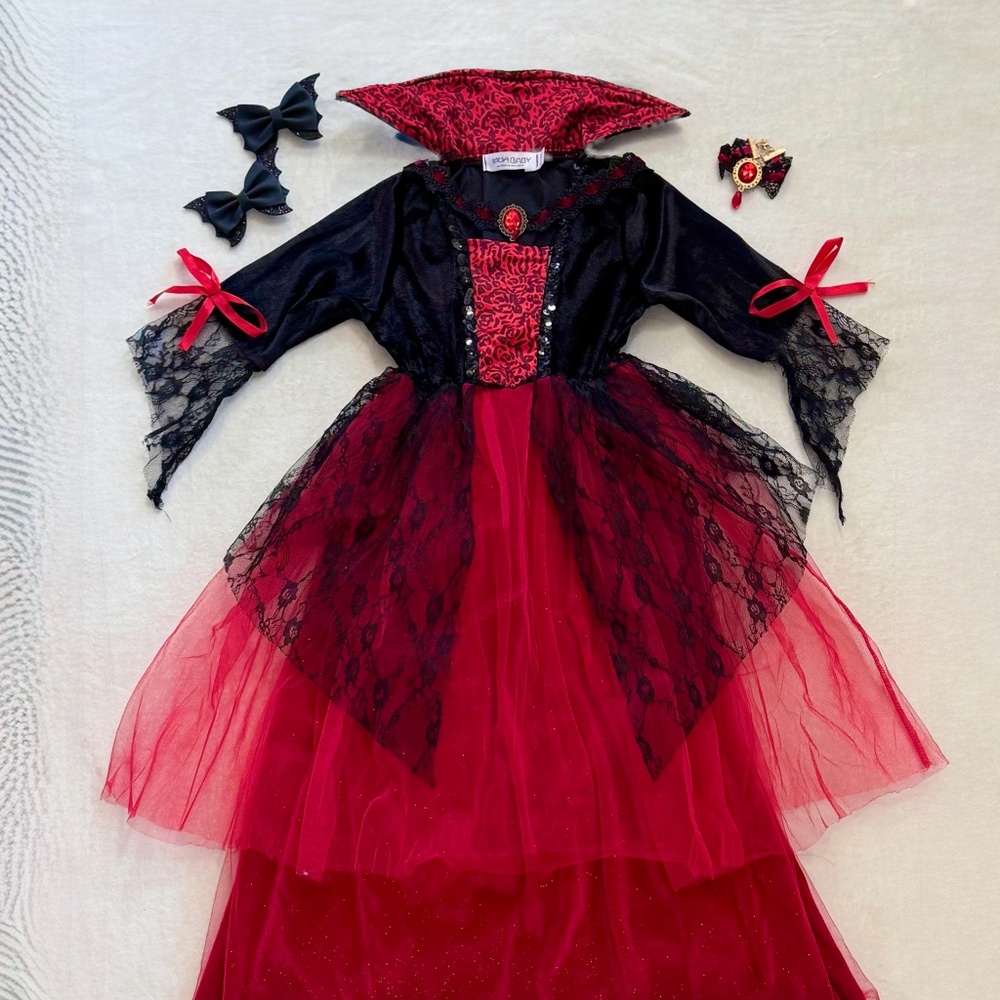 Vampire Girl Halloween Costume 5 - 6